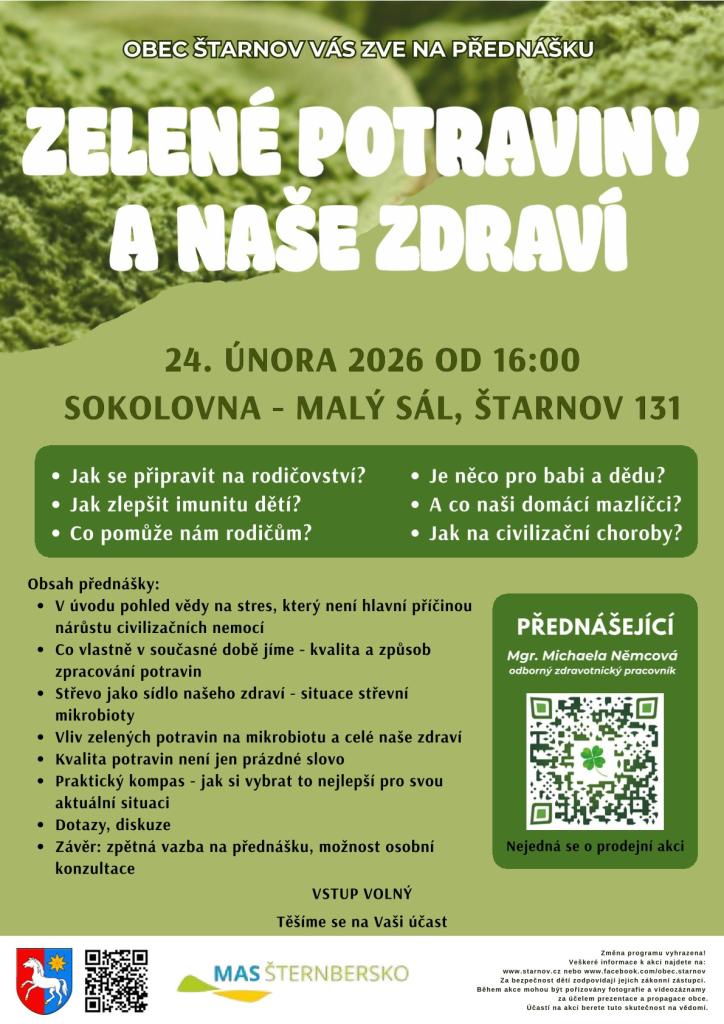 přednáška o zdravých potravinách