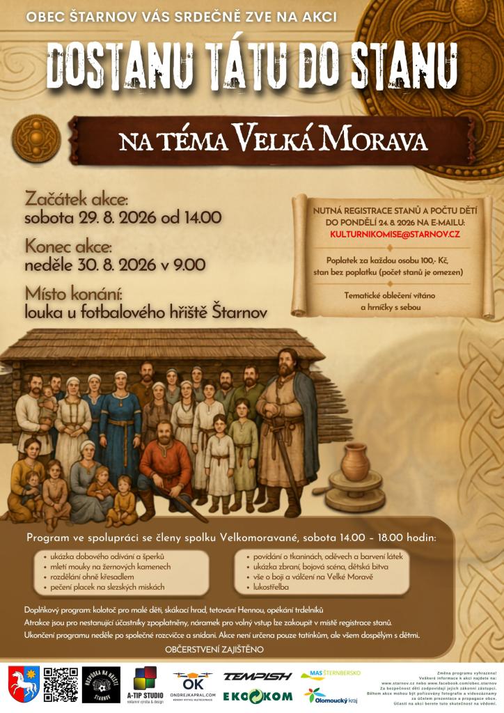 Dostanu tátu do stanu